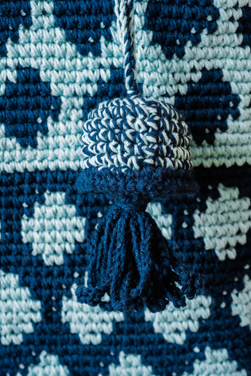 Honeycomb Jellyfish Tapestry Tote Bag